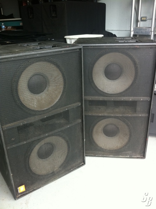 Listing JBL SR4719X SUBWOOFER X 2 ( TWO SUBS) Detail SPEAKERS