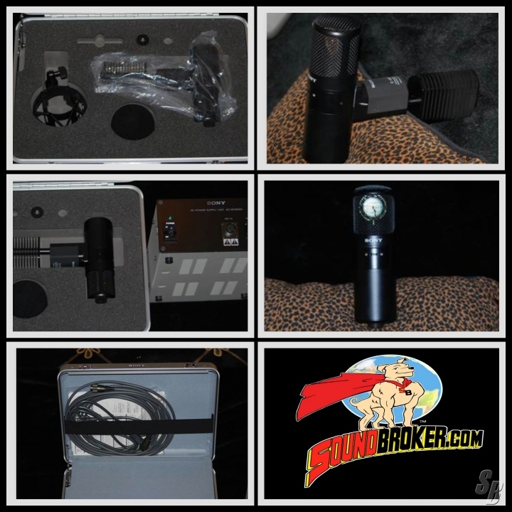 Listing SONY C800G STUDIO TUBE CONDENSER MICROPHONE Detail