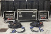 JBL VTX V20 LINE ARRAY SPEAKER SYSTEM WITH AMPLIFICATION & CABLING
